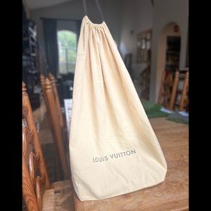 Louis Vuitton dust bag 29” tall X 25” wide
